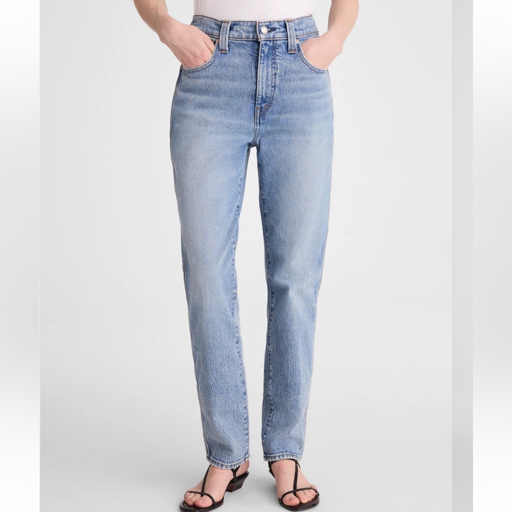 Madewell The Perfect Vintage Jean 28 Light Wash High Rise Straight NWOT